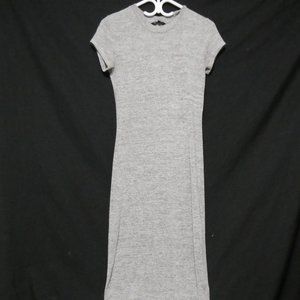 GEORGE small grey short sleeve bodycon dress GUC
